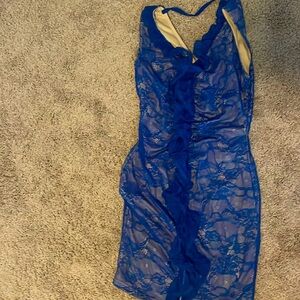 Really cute blue floral dress